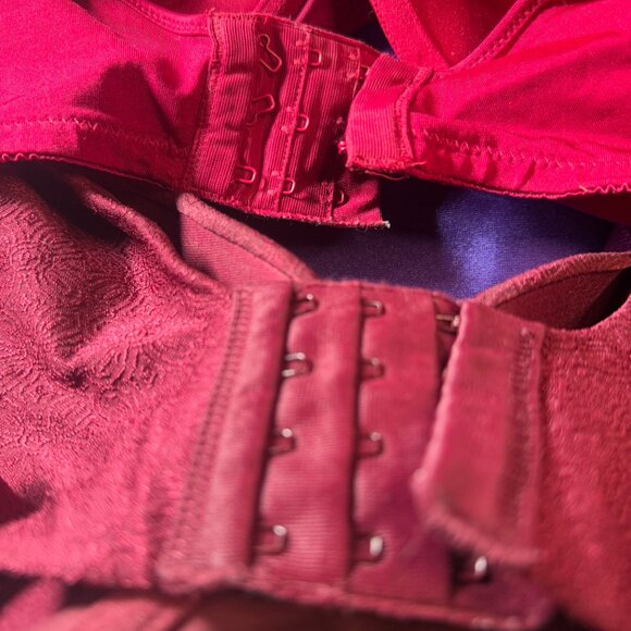 📌Vanity Fair 3 Full Figure Beauty Back Smoothing Bra's Lightly Lined Cups 40 DD - Picture 9 of 16